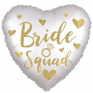 Bride Squad Hen Party Satin Luxe Balloon 